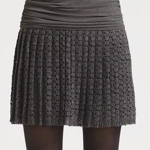 NWT Diane Von Furstenberg Dublette Crochet Mini Skirt